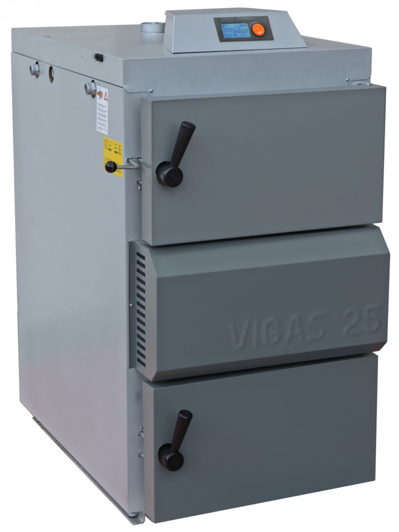 Centrala termica pe lemn cu gazeificare VIGAS.25LC 25 kW