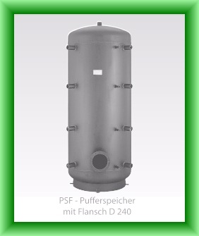 Poza Puffer fara serpentina cu flansa Austria-Email model PSF - vedere fara izolatie