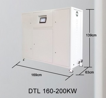 Poza Centrala termica electrica cu inductie OFS-DTL 160 kW - dimensiuni de gabarit